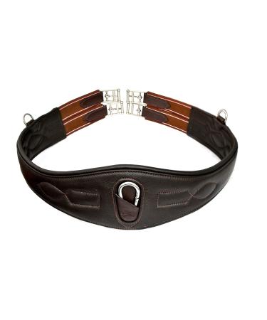 Equipride ALL PURPOSE GIRTH SUPERSOFT ANATOMICAL GIRTH MADE ON COW LEATHER (130 cm Brown) 130 cm Brown