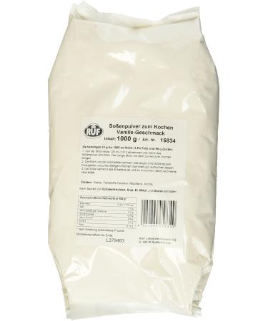 Call vanilles sauce for cooking large pack without sugar to sweeten yourself perfect for desserts dessert wobbly pudding and chocolate cake without allergens 1x1000g for cooking 1000g