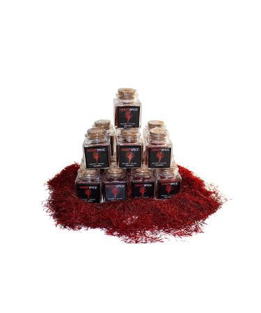 Heray Saffron: Premium Afghani Saffron Threads - 2g Square Glass Jar, Super Negin Quality A+, Fresh Pure All Red Thread Saffron Spice for Bouillabaisse, Risotto, Paella, Tea & More - Buy Online on SooperMarket.com