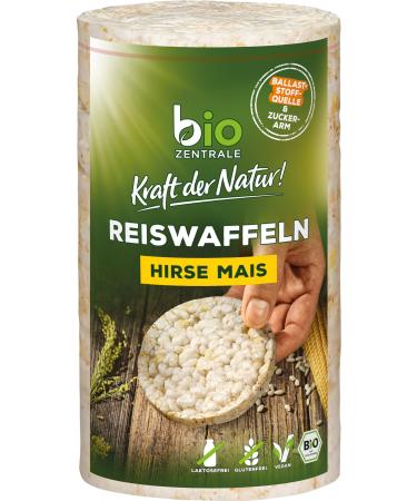biozentrale rice cakes millet-corn pack of 12 (12 x 100 g) 100 g (pack of 12)