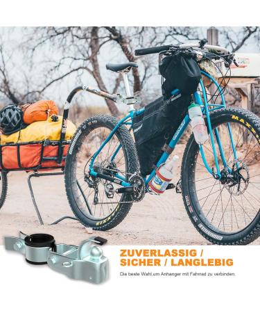 Buy NICEDACK Bicycle Tower: Galvanized Steel Trailer Coupling & Clutch Load Compatible with All Bicycle Saddles International Shipping Available - Buy Online on SooperMarket.com
