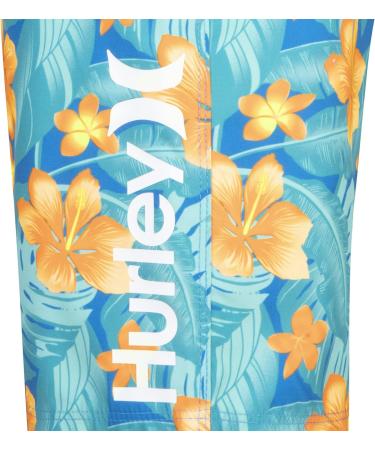 Hurley Boys Hrlb Cabana Boardshorts - 16 Years | Neptune Blue - International Shipping - Buy Online on SooperMarket.com