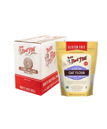 Bob's Red Mill Gluten Free Oat Flour, 18-ounce (Pack of 4)