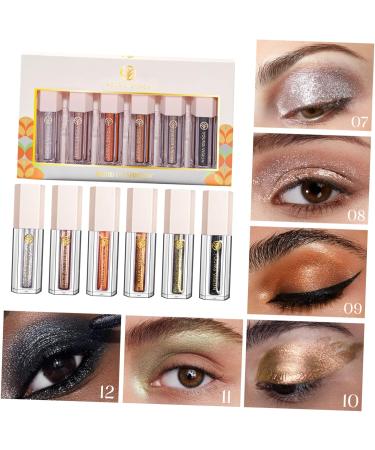 PLAFOPE Make Up Accessories 6pcs Eye Shadow Set Eyeshadow High Pigmented Eye Shadow Makeup Supplies Cosmetics Shine Miss 1 count (Pack of 1) As Shown - Buy Online on SooperMarket.com