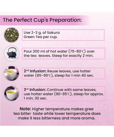 Sakura Green Tea by CHILL TEA Tokyo (100g Loose Leaf) - Cherry blossom tea Japanese Tea Loose Leaf Tea Flavoured Tea- Fruity Floral Flavour Taste of Japan 100 g - Buy Online on SooperMarket.com