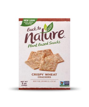 Back to Nature Crackers, Non-GMO Crispy Wheat, 8 Ounce 8 Ounce (Pack of 1)