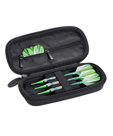 Casemaster Warden Dart Case for Steel and Soft Tip Darts, with a Tough EVA Foam Outer Shell for Maximum Toughness and Durability, Holds 3 Darts Black