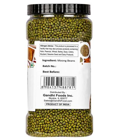 Taj Premium Indian Moong Dal Whole Mung Beans - 4 lbs Jar - Buy Online on SooperMarket.com