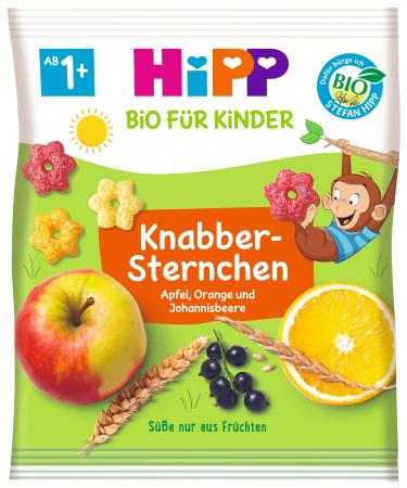 Hipp organic for children nibbles nibbles nibbles with apple orange and currant 9 Pack (9 x 30g) da82015 asterisk/fruits 30g 30 g (9 Pack) asterisks/fruits