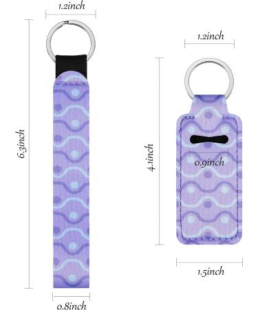 40-Piece Neoprene Chapstick Holder Keychains - Vibrant Lip Balm Pouch Lanyards for Women - Buy Online on SooperMarket.com