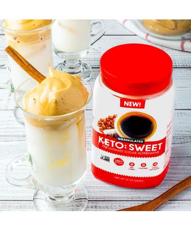 KETO SWEET Ultimate Sugar Alternative 19 Oz - Resealable Jar - Pack of 1 - Buy Online on SooperMarket.com
