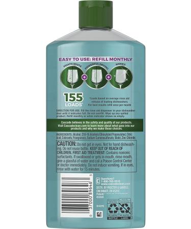 Cascade Power Dry Dishwasher Rinse Aid 16 Fl Oz (2 Pack) - Unscented - Pack of 2 - Buy Online on SooperMarket.com