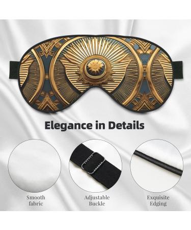 Sun Old Egyptian Timeless Grace Soft Sleep Eye Mask - Breathable Travel Eye Patch for Women | Relax & Rejuvenate - Buy Online on SooperMarket.com