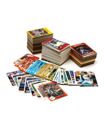 Topps baseball card collector box with over 500 cards