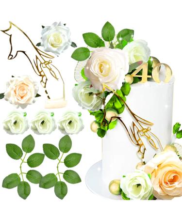 JeVenis Wedding Cake Decoration Mr & Mrs Cake Topper Wedding Engagement Cake Bridal Shower Theme Party Cake Decorations