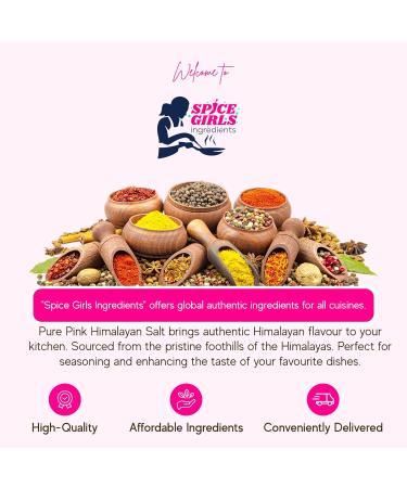 Premium Pink Himalayan Sea Salt (Coarse) 500g - 100% Pure Vegan Gluten-Free | Natural Pink Salt From Himalayan Mountains | Resealable Pouch for Grinder Refills - Enhance Flavor & Health Benefits - Buy Online on SooperMarket.com
