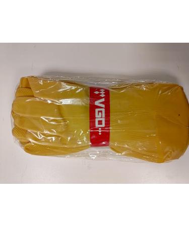 VGO 10 Pairs Reusable Kitchen Gloves - Long Arm Multi-Functional XL - Perfect for Household Cleaning & Dishwashing - Yellow (HH4601) - Buy Online on SooperMarket.com
