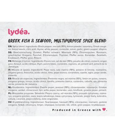 Lydea Greek Fish & Seafood Spice Blend - 300g Sachet | Premium Multipurpose Seasoning - Buy Online on SooperMarket.com