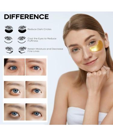 Under Eye Patches - 30 Pairs | 2% Haloxyl 24K Gold Masks | Diminish Dark Circles & Puffiness | Anti-Aging Collagen-Enriched Eye Care - Buy Online on SooperMarket.com