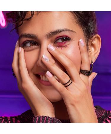 Buy KISS imPRESS Halloween Press-On Manicure - Chip Proof Smudge Proof Waterproof Pink Nails with PureFit Technology | Short Square Shape Prep Pad & Accessories - Buy Online on SooperMarket.com