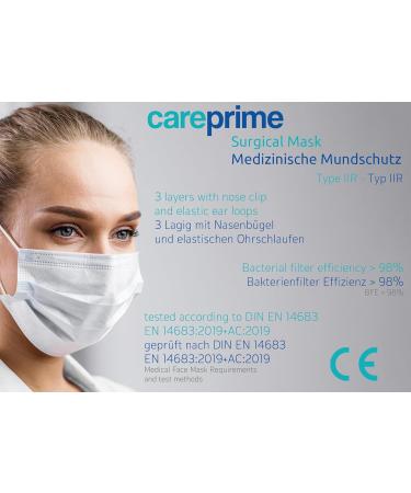 Buy Type IIR Black Medical Face Masks | Surgical Masks | 50 pcs | BFE 98% | EN14683:2019 | CE Certified - Fast International Shipping - Buy Online on SooperMarket.com