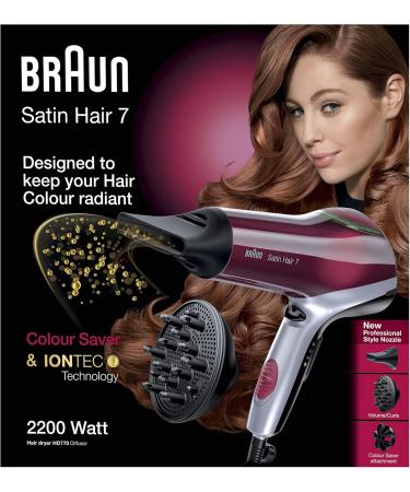 Braun Satin Hair 7 Warm Air Curling Brush with IONTEC Technology - Comb & Brush Attachment Included | International Shipping - Buy Online on SooperMarket.com