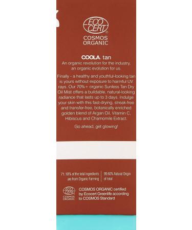 COOLA Organic Sunless Self Tanner Dry Oil Mist - Pi a Colada | 3.4 Fl Oz - Buy Online on SooperMarket.com