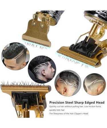Hair Clipper with Earpick Accessories Professional Cordless Hair Trimmer Barber Trimmer Rechargeable T Type Classical Sculpting Texture Hair Trimmer Hair Clippers - Buy Online on SooperMarket.com