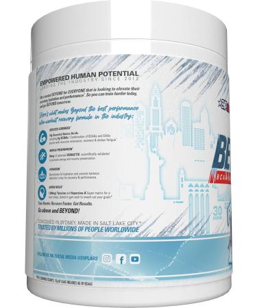 EHP Labs x Ghostbusters Beyond BCAA Powder Amino Acids Supplement for Muscle Recovery - 8g Sugar Free BCAAs Amino Acids Post Workout Recovery Powder & EAA Amino Acids Powder - 60 Servings (Big Apple) Frosty Big Apple - Buy Online on SooperMarket.com