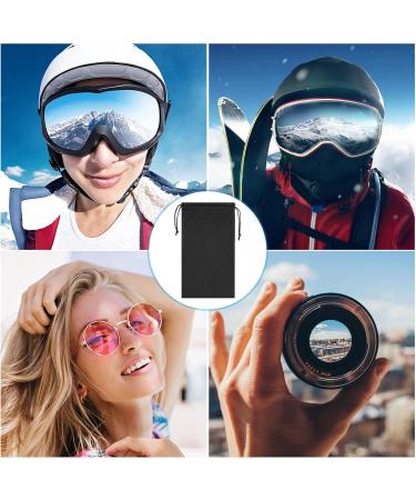 PATIKIL Ski Goggles Bag | Soft Microfiber Pouch for Snow Goggles & Camera Lenses | Protective Storage Case with Drawstring - Buy Online on SooperMarket.com
