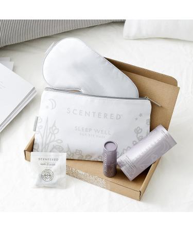 Scentered Sleep Essentials Gift Set - Aromatherapy Sleep Balm, Silk Eye Mask, Ear Plugs - Bedtime Relaxation with Lavender, Chamomile, Ylang Ylang Oils - Buy Online on SooperMarket.com