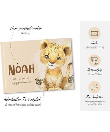 Personalized Baby Album - My First Year for Girls | 104 Pages of Beautiful Memories & Moments - Buy Online on SooperMarket.com