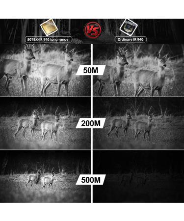 DARKBEAM Infrared 940nm Night Vision Scope Light - Long Range LED IR Flashlight for Hunting & Observation - Rechargeable Portable Tactical Illuminator Kit - Buy Online on SooperMarket.com