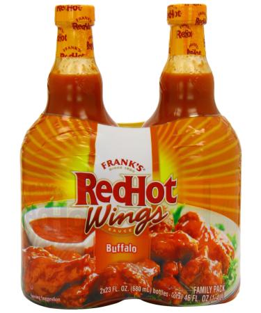Frank's Red Hot Buffalo Wings Sauce (2 x 680ml)