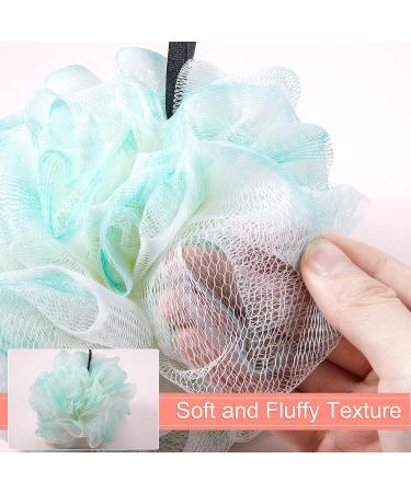 24 Pcs Soft Net Body Scrubber Sponge Balls - Bath Shower Loofahs Bulk for Kids, Men, and Women - Buy Online on SooperMarket.com