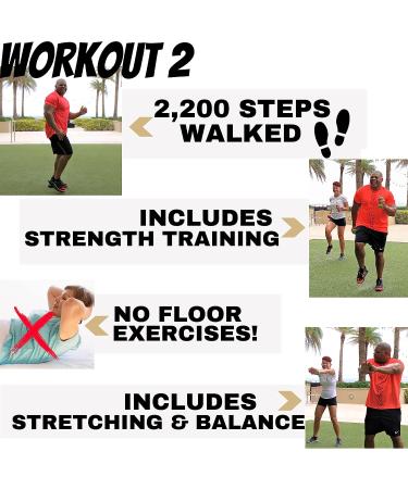 Walk Fitness DVD: Maximize Metabolism, Build Strength & Stamina. Low-Impact Walking Workout for Weight Loss & Muscle Toning - Buy Online on SooperMarket.com