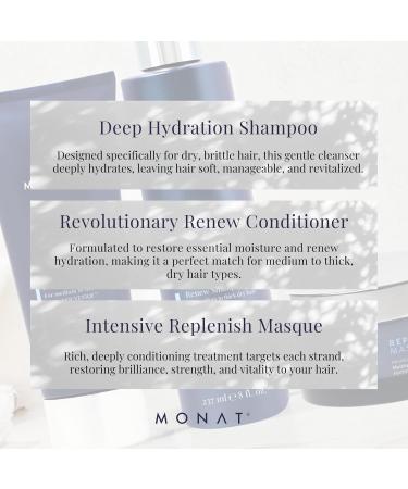 Renew Hydrating Hair Care System - Ultimate Shampoo Conditioner & Masque for Dry Brittle Hair | 8 oz 6 oz 5 oz - Shop Now - Buy Online on SooperMarket.com