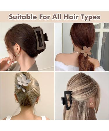 Huiguli Hair Clips Set - 12 Non-Slip Floral Hair Styling Accessories for Women & Girls - Perfect for All Hair Types - Buy Online on SooperMarket.com