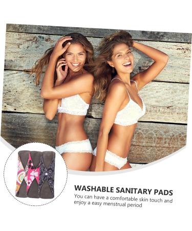 Reusable Cotton Menstrual Pad with Charcoal Fibre - Aunt Towel for Outdoor Use - Buy Online on SooperMarket.com