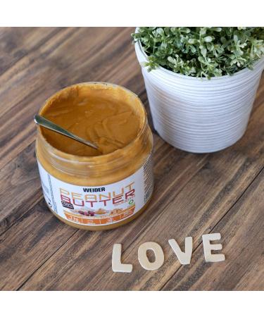 Weider Peanut Butter 100% Ground Peanuts - Vegan Creamy 1kg - No Preservatives Palm Oil or Added Salt - Healthy Snack for All - Buy Online on SooperMarket.com