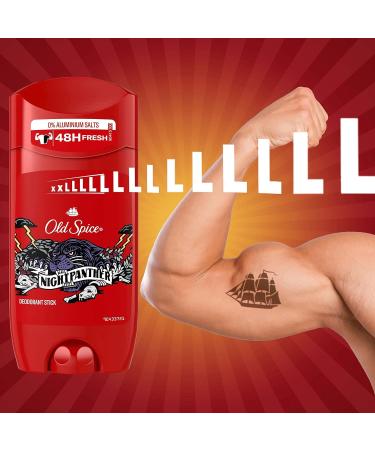 Old Spice Night Panther Deodorant Stick For Men 85ml - Buy Online on SooperMarket.com
