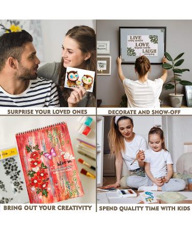 CrafTreat Damask Stencils Set - 2 Pcs - 6x6 Inches Each - Reusable Stencils for Painting on Various Surfaces - DIY Art and Craft Stencils - Buy Online on SooperMarket.com