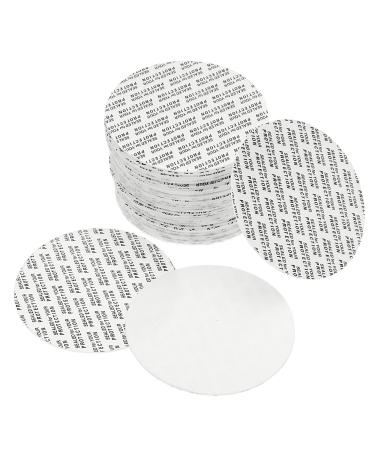 PATIKIL 67mm/2.64" Foam Lid Liner 50 Pack PS Foam Resistant Tamper Pressure Sensitive Seal for Bottle Cap Liners Seals