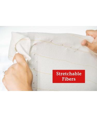 DABLINE Premium 80x80 Tufting Cloth for Rug Making and Punch Needle - Monks Cloth for Tufting Guns - Marked Lines for Easy Tufting (80x80) - Buy Online on SooperMarket.com