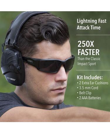 Howard Leight Impact Sport Bolt Digital Electronic Shooting Earmuff - Black - Buy Online on SooperMarket.com