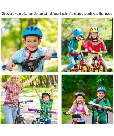 Pink Tassel Streamers Bike Handle Grips for Kids | Non-Slip Bicycle Handlebar Cover for Mountain Bike & Scooters | Cycling Replacement Parts - Buy Online on SooperMarket.com