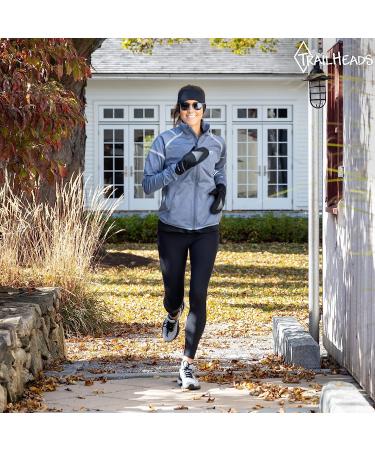 TrailHeads Women's Touchscreen Convertible Running Gloves - Black S/M - Buy Online on SooperMarket.com