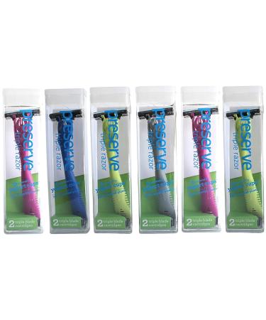 PRESERVE RAZOR TRIPLE SYSTEM 6CT 1 EA
