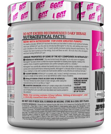 GAT Sport Nitraflex - Guava Dragonfruit Flavor | 30 Servings - Buy Online on SooperMarket.com