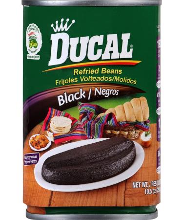 Goya Foods Ducal Refried Black Beans 11oz (Pack of 24) - Authentic Hispanic Flavor - Buy Online on SooperMarket.com